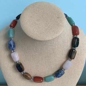 Gemstone necklace